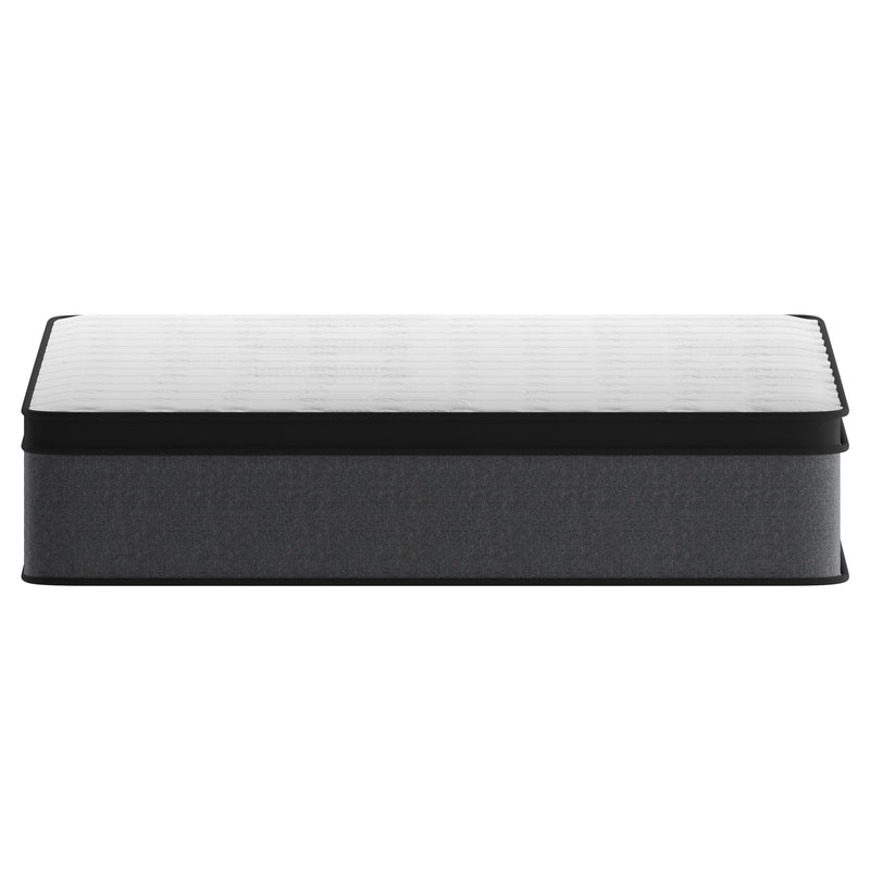 Lofton 13" Euro Top Queen Size Mattress in a Box with Hybrid Pocket Spring and Foam Design for Supportive Pressure Relief