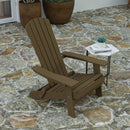 Set of 2 Riviera Poly Resin Folding Adirondack Lounge Chair - All-Weather Indoor/Outdoor Patio Chair