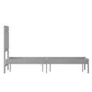 Somerset Solid Wood Platform Bed with Wooden Slats and Headboard, No Box Spring Needed