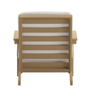 Riviera All-Weather Poly Resin Wood Adirondack Style Deep Seat Patio Club Chair with Cushions