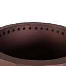 Aries 19.5" Portable Finished Steel Smokeless Wood Burning Outdoor Firepit with Waterproof Cover