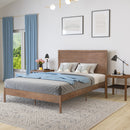 Ketner Solid Wood Platform Bed with Wooden Slats and Headboard, No Box Spring Needed
