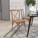 Bardstown X-Back Bistro Style Wooden High Back Dining Chair