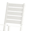 Fielder Set of 2 Contemporary Rocking Chairs, All-Weather HDPE Indoor/Outdoor Rockers