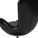 Soro High-Back Egg Style Lounge Chair with 360° Swivel Chrome Base