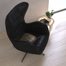 Olwen Ergonomic High-Back Lounge Chair 360° Swivel Accent Chair