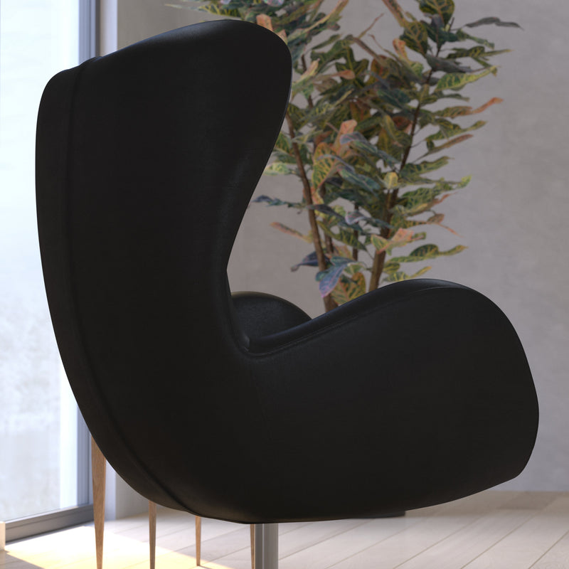 Olwen Ergonomic High-Back Lounge Chair 360° Swivel Accent Chair