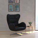 Olwen Ergonomic High-Back Lounge Chair 360° Swivel Accent Chair