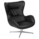 Olwen Ergonomic High-Back Lounge Chair 360° Swivel Accent Chair
