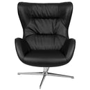 Olwen Ergonomic High-Back Lounge Chair 360° Swivel Accent Chair