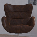 Olwen Ergonomic High-Back Lounge Chair 360° Swivel Accent Chair