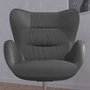 Olwen Ergonomic High-Back Lounge Chair 360° Swivel Accent Chair