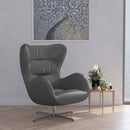 Olwen Ergonomic High-Back Lounge Chair 360° Swivel Accent Chair