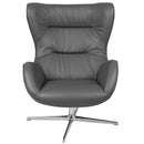 Olwen Ergonomic High-Back Lounge Chair 360° Swivel Accent Chair