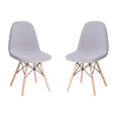 Set of 2 Lyon Faux Sherpa Accent Chair