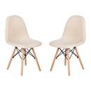 Set of 2 Lyon Faux Sherpa Accent Chair