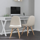 Set of 2 Lyon Faux Sherpa Accent Chair