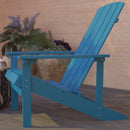Riviera Adirondack Patio Chair With Vertical Lattice Back And Weather Resistant Frame