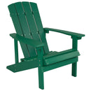 Riviera Adirondack Patio Chair With Vertical Lattice Back And Weather Resistant Frame