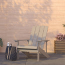 Riviera Adirondack Patio Chair With Vertical Lattice Back And Weather Resistant Frame