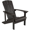 Riviera Adirondack Patio Chair With Vertical Lattice Back And Weather Resistant Frame