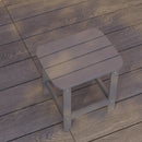 Riviera Poly Resin Indoor/Outdoor All-Weather Adirondack Side Table