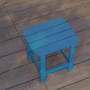 Riviera Poly Resin Indoor/Outdoor All-Weather Adirondack Side Table