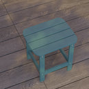 Riviera Poly Resin Indoor/Outdoor All-Weather Adirondack Side Table