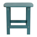 Riviera Poly Resin Indoor/Outdoor All-Weather Adirondack Side Table
