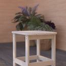 Riviera Poly Resin Indoor/Outdoor All-Weather Adirondack Side Table