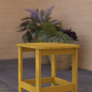 Riviera Poly Resin Indoor/Outdoor All-Weather Adirondack Side Table