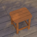 Riviera Poly Resin Indoor/Outdoor All-Weather Adirondack Side Table