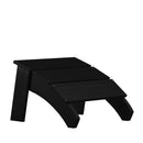 Piedmont Modern All-Weather Poly Resin Wood Adirondack Ottoman Foot Rest