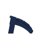 Piedmont Modern All-Weather Poly Resin Wood Adirondack Ottoman Foot Rest