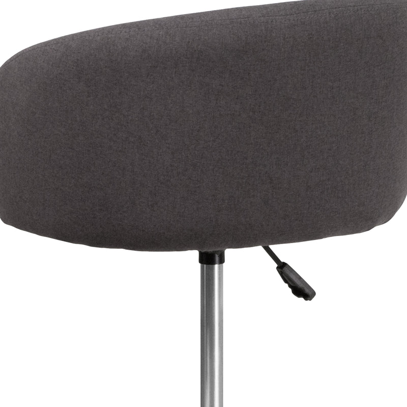 Valencia Bucket Seat Bar and Dining Stool with 360 Swivel, Adjustable Height and Chrome Footrest