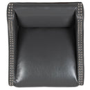 Taylorsville 24 Inch Walnut Counter Height Stool with Nailhead Trim - Set of 2