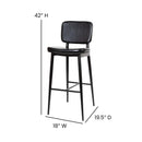 Regency Barstools with Integrated Footrest - Set of 2