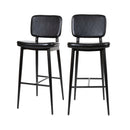 Regency Barstools with Integrated Footrest - Set of 2