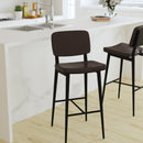 Regency Barstools with Integrated Footrest - Set of 2