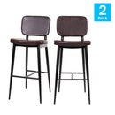 Regency Barstools with Integrated Footrest - Set of 2