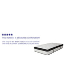 Hulen 12 Inch Hybrid Pocket Spring & CertiPUR-US Certified Memory Foam Mattress