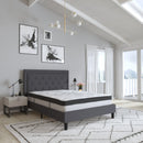 Luna 10 Inch Hybrid Mattress CertiPUR-US Certified Foam & Pocket Spring Mattress in a Box