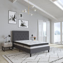 Luna 10 Inch Hybrid Mattress CertiPUR-US Certified Foam & Pocket Spring Mattress in a Box