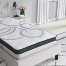 Luna 10 Inch Hybrid Mattress CertiPUR-US Certified Foam & Pocket Spring Mattress in a Box