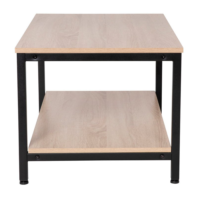 Bromwell Coffee Table Rustic Driftwood And Metal Frame Coffee Table With Storage