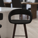 Plath 24 Inch Ultramodern Bar Counter Stool With Upholstered Seat