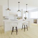 Plath 24 Inch Ultramodern Bar Counter Stool With Upholstered Seat