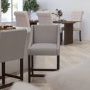 Taylorsville 24 Inch Walnut Counter Height Stool with Nailhead Trim