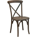 Bardstown X-Back Bistro Style Wooden High Back Dining Chair