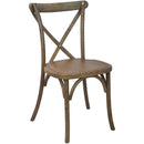 Bardstown X-Back Bistro Style Wooden High Back Dining Chair